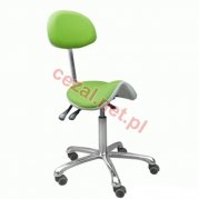 Krzesło kosmetyczne, taboret z oparciem, pełna regulacja 4D (ID2847)