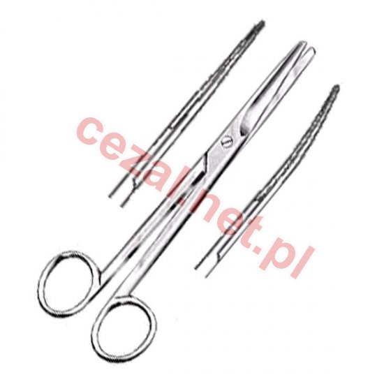 MAYO - nożyczki chirurgiczne 17cm (ID1579) - Kliknij na obrazek aby go zamknąć