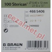 Igła BRAUN STERICAN 27Gx1/2" 0,40x12mm (ID1485)
