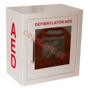 Szafka na defibrylator AED z alarmem dźwiękowym (ID1268)
