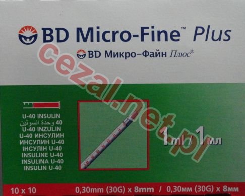 Strzykawka insulinowa 1ml BD Micro-Fine Plus (ID1426) - Kliknij na obrazek aby go zamknąć