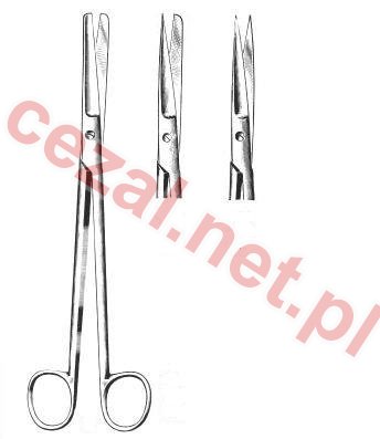 SIMS - nożyczki chirurgiczne proste 20cm końcówki ostre (ID1770) - Kliknij na obrazek aby go zamknąć