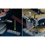 Podwójny system sterowania - pilot ręczny + sterowanie nożne do foteli Golem 6 (ID917)
