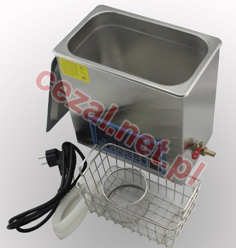 Myjka ultradźwiękowa - stalowa poj. 5 L (ID2193) - Kliknij na obrazek aby go zamknąć