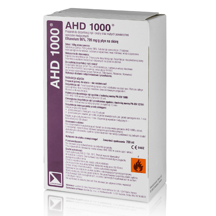 AHD 1000 do higienicznej i chirurgicznej dezynfekcji skóry - worek (ID48) - Kliknij na obrazek aby go zamknąć