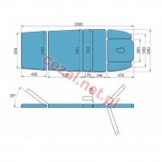 Stół rehabilitacyjny JSR 4 (ID2294)