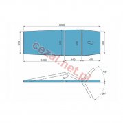 Stół rehabilitacyjny JSR 3 L (ID2290)