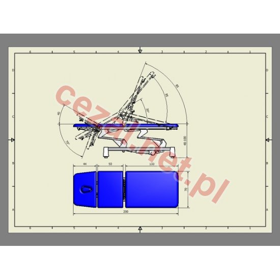 Stół stacjonarny SS-H04 regulacja hydrauliczno-manualna (ID2086) - Kliknij na obrazek aby go zamknąć
