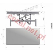 Stół weterynaryjny VET-RH2 ELEKTRYCZNY (ID3330)