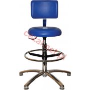 Taboret lekarski z oparciem TR-04 (ID1761)