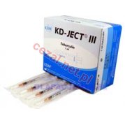 Strzykawka tuberkulina 1ml KDM KD-JECT III 25G X 5/8 0,50X16mm (ID2158)