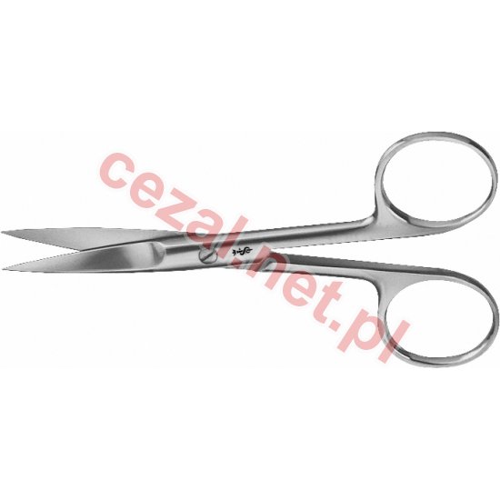 Nożyczki chirurgiczne proste końcówki obydwie ostre B.BRAUN 115 mm (ID3442) - Kliknij na obrazek aby go zamknąć