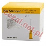 Igła BRAUN STERICAN 20 GX 1 1/2 0.90 X 40 mm (ID2791)