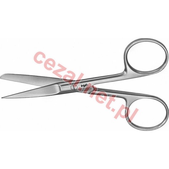 Nożyczki chirurgiczne proste końcówki ostra i tępa B.BRAUN 105 mm (ID3439) - Kliknij na obrazek aby go zamknąć