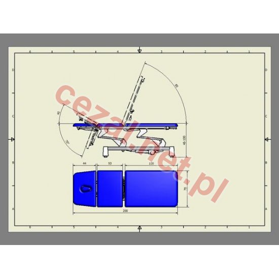 Stół stacjonarny SS-H03 regulacja hydrauliczno-manualna (ID2084) - Kliknij na obrazek aby go zamknąć