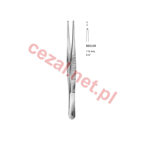 Pinceta chirurgiczna prosta 115 mm (ID3437) - Kliknij na obrazek aby go zamknąć