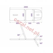 Stół rehabilitacyjny EVO F E (ID3177)