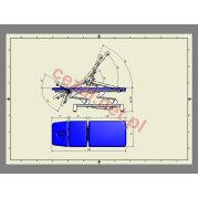 Stół stacjonarny SS-H04 regulacja hydrauliczno-manualna (ID2086)