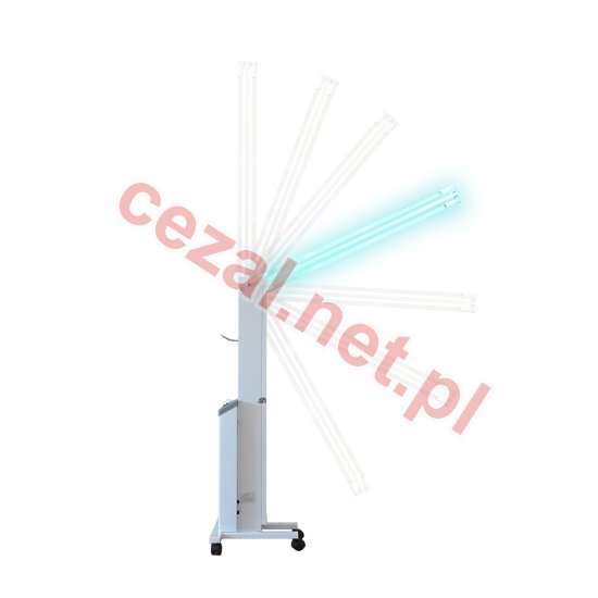 Mobilna lampa do sterylizacji promieniami UV-C ZXC-II (ID3245) - Kliknij na obrazek aby go zamknąć