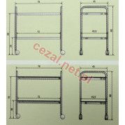 Stolik medyczny zabiegowy SZM-01 (ID1760)