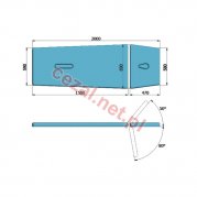 Stół rehabilitacyjny KSR 2 (ID2300)