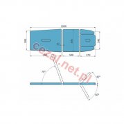 Stół rehabilitacyjny KSR F (ID2305)
