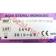 Igła MESO RELLE 31G /0,26 X 12 mm/ (ID2107)