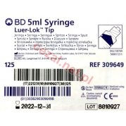 Strzykawka BD 5 ML SYRINGE LUER -LOCK TIP (ID2762)