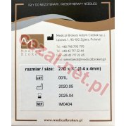 Igła Meso needle 27G 0,4 x 4 mm (ID2234)