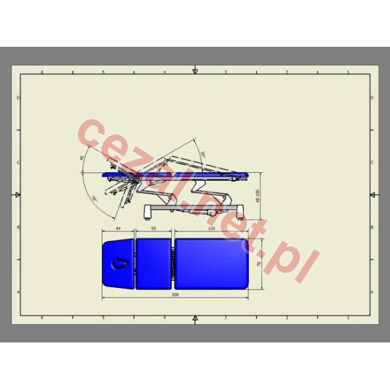 Stół stacjonarny SS-H02 regulacja hydrauliczno-manualna (ID2085) - Kliknij na obrazek aby go zamknąć