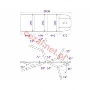 Stół rehabilitacyjny EVO 4 E (ID3179)