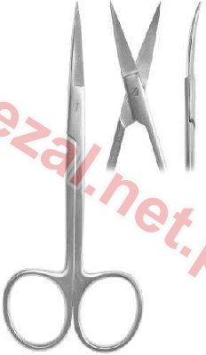 Nożyczki stomatologiczne do dziąseł zagięte 11cm (ID1962) - Kliknij na obrazek aby go zamknąć