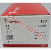 Strzykawka METIER 1 ML LUER LOCK 3 - CZĘSCI (ID3519)